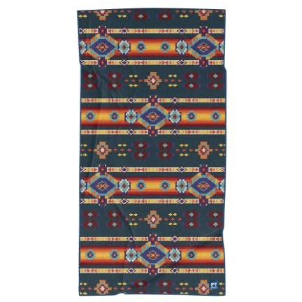 Sprints Athletic Running Towel  Full-Sized  Car Seat Cover - Performance Microfiber (Aztec Artisans & Chocolate Currency) - Image 1